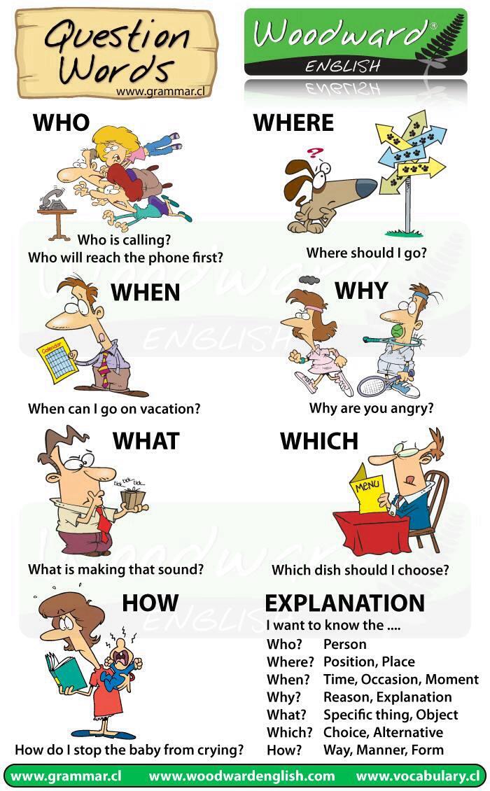 เรียนภาษาอังกฤษออนไลน์ ประโยคคำถามภาษาอังกฤษ Question Words -  Learningstudio.Info