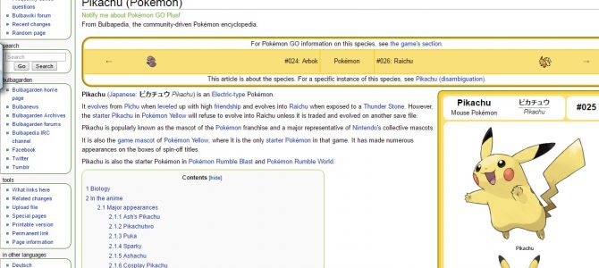 BULBAPEDIA สารานุกรมโปเกมอน Pokémon BULBAPEDIA สารานุกรมโปเกมอน Pokémon