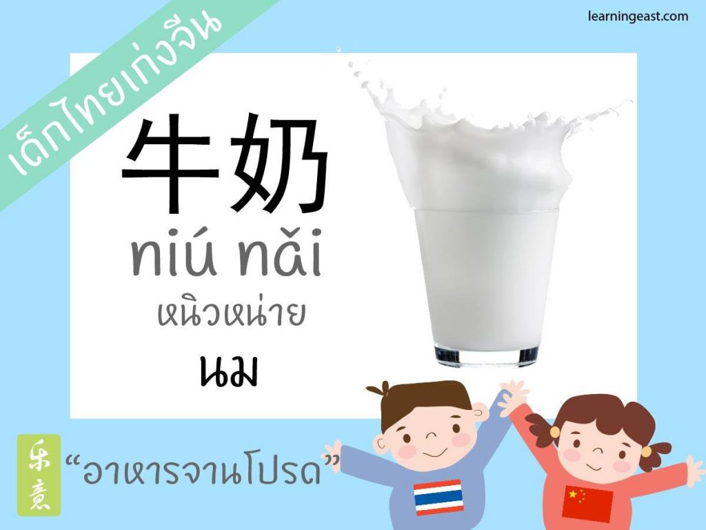 คำศัพท์ภาษาจีนหมวดอาหาร mandarin chinese language food vocabulary