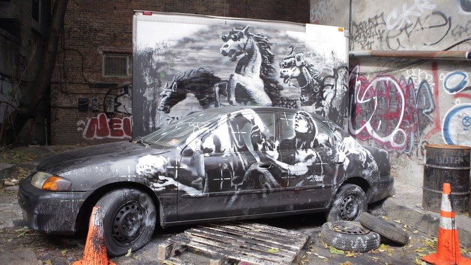 ความหมายศิลปะ, Banksy แบงก์ซี่, Graffiti, กราฟฟิตี้, Street, Art, ศิลปะ